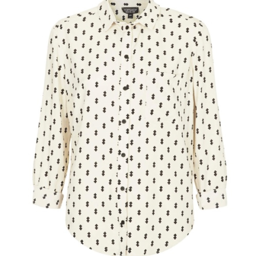Topshop button down shirt, size 6